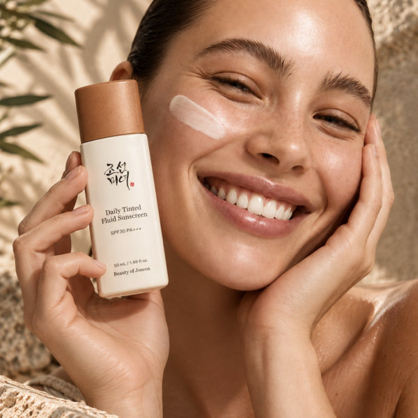 Beauty of Joseon Daily Tinted Fluid Sunscreen model shot