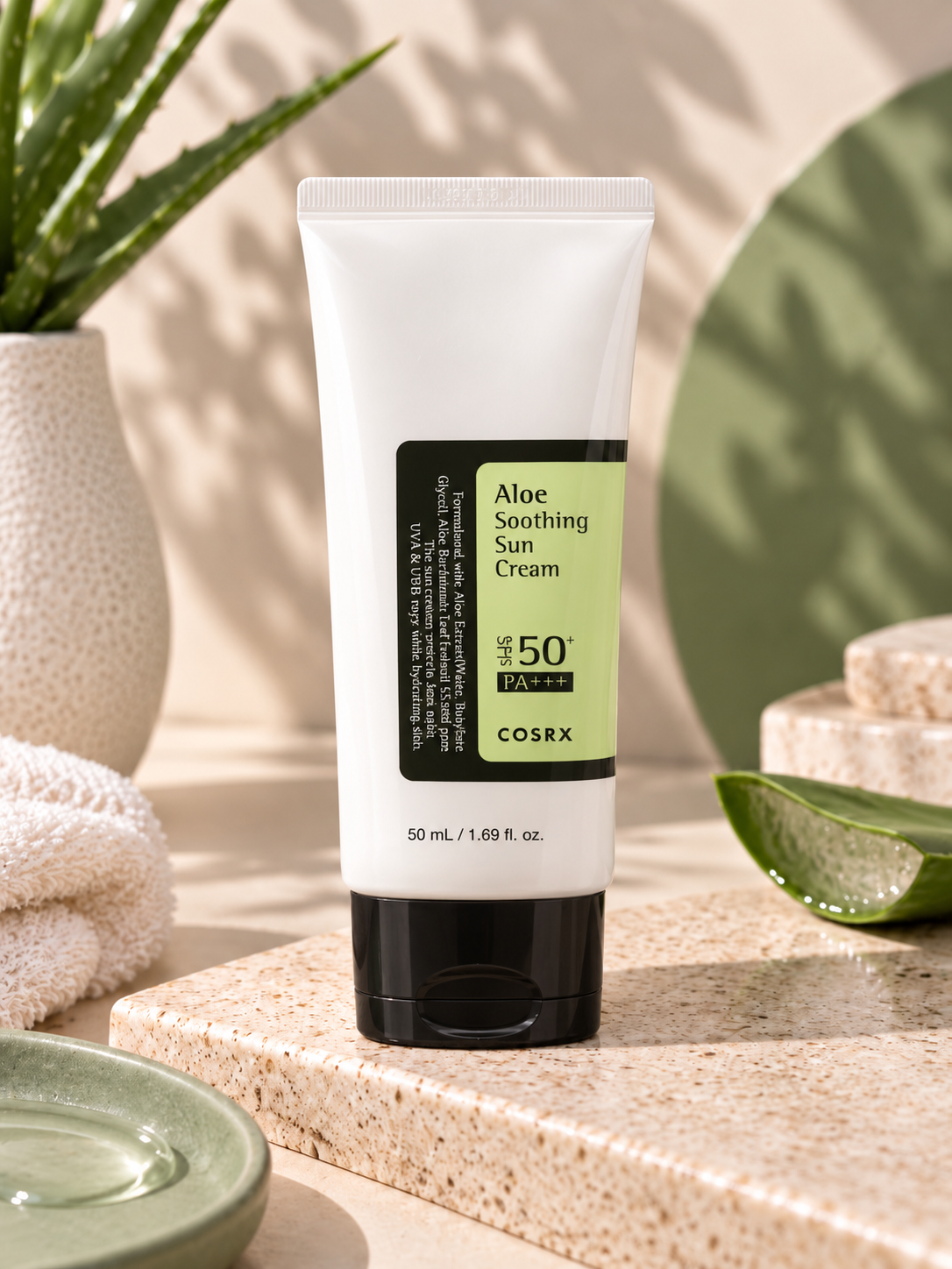 0AB8A0B1-D700-4E7F-990D-2DCA338A09C3 COSRX Aloe Soothing Sun Cream SPF50