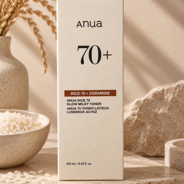 Anua Rice 70 Illuminating Milky Tonic 250ml box