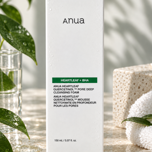 Anua Heartleaf Quercetinol Pore Deep Cleansing Foam 150ml box