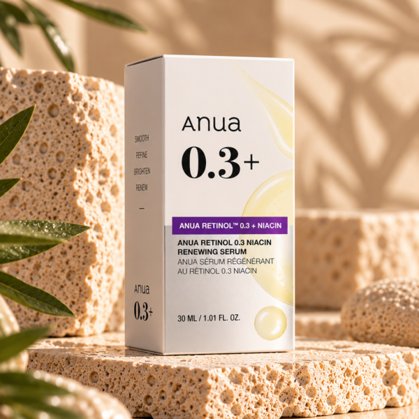 Anua Retinol 0.3 Niacin Renewing Serum 30ml box