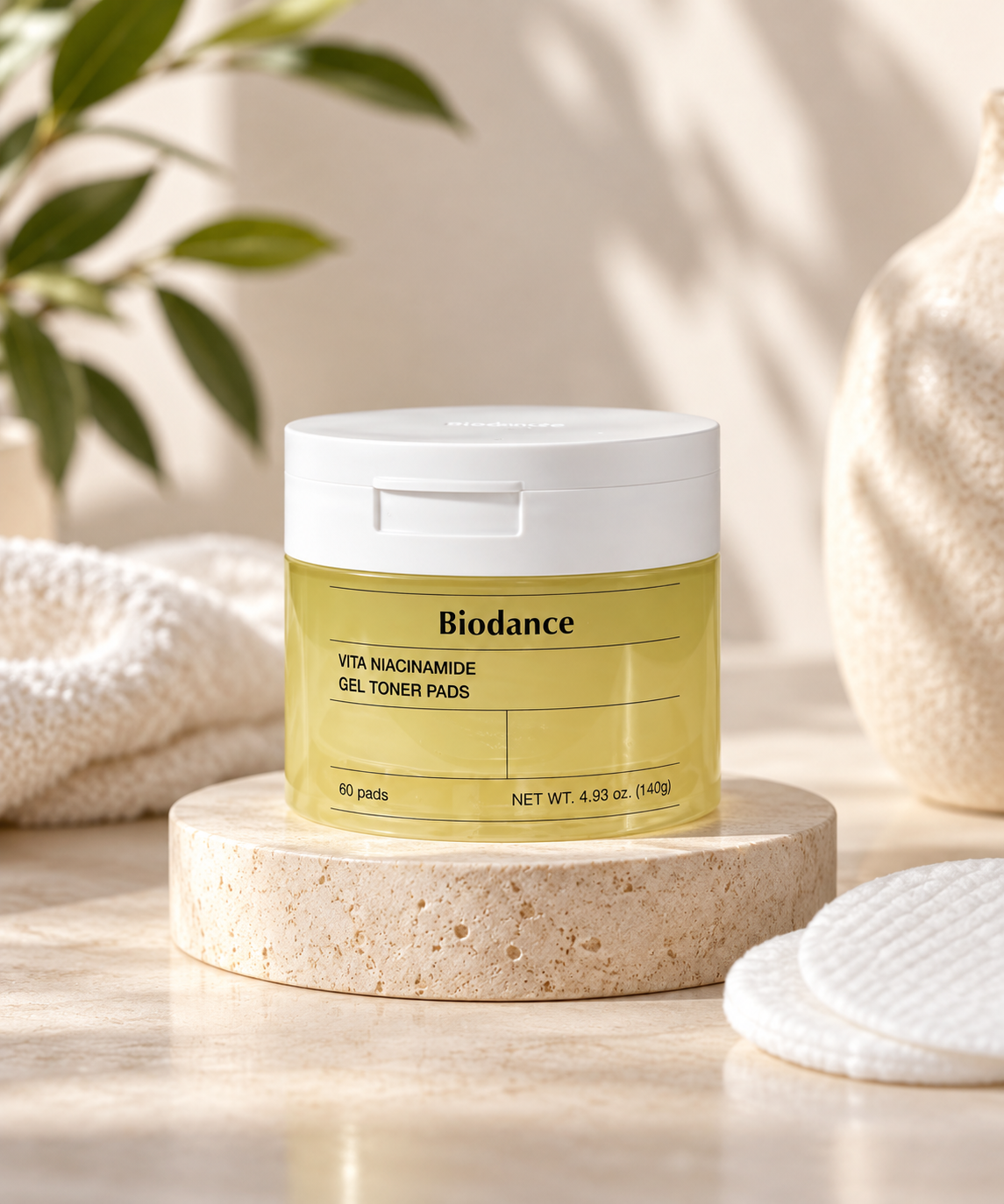 3A26E4D9-AD8D-4F45-A3F6-9C5C4B0970CC Biodance Vita Niacinamide Gel Toner Pad jar