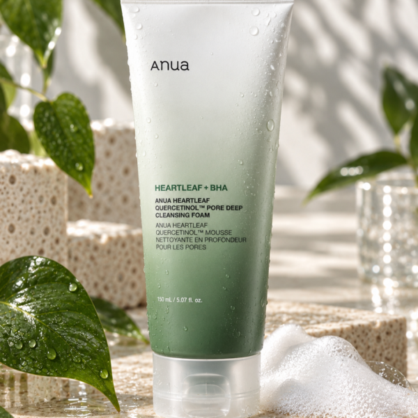 Anua Heartleaf Quercetinol Pore Deep Cleansing Foam 150ml tube