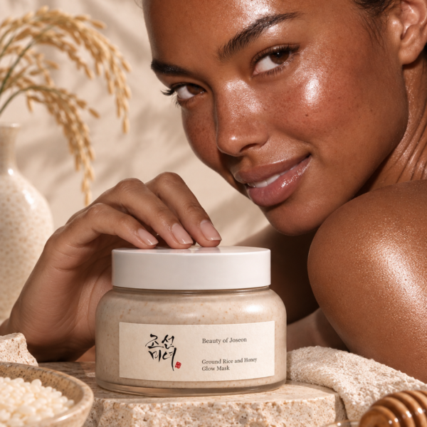 Beauty of Joseon Ground Rice and Honey Glow Mask model shot