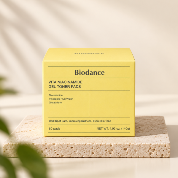 Biodance Vita Niacinamide Gel Toner Pads doos