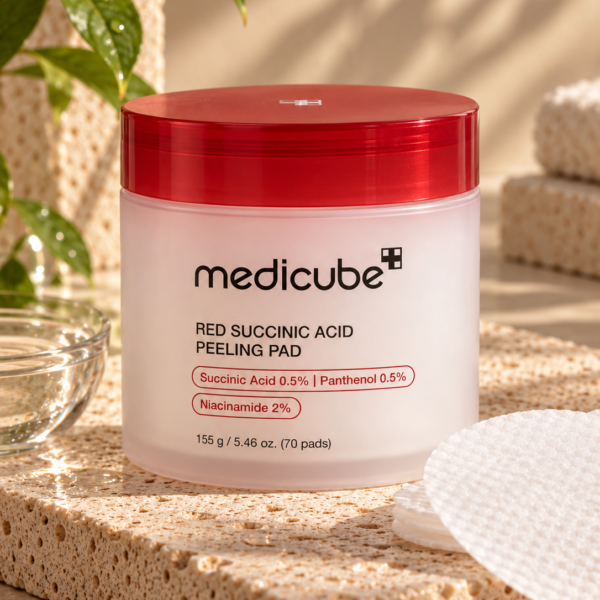 Medicube Red Succinic Acid Peeling Pad 70pcs jar