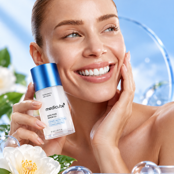 Medicube Zero Pore Serum 2.0 37ml model shot