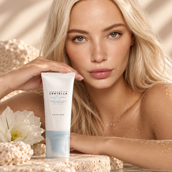Skin1004 Hyalu-Cica Water-Fit Sun Serum model