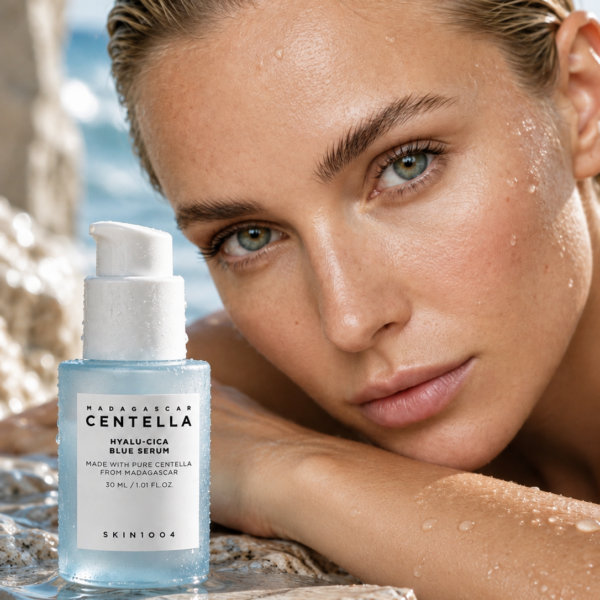 Skin1004 Madagascar Centella Hyalu-Cica Blue Serum model