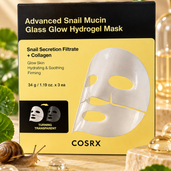 COSRX Advanced Snail Mucin Glass Glow Hydrogel Mask