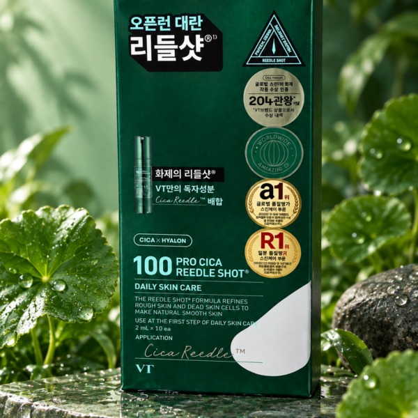 VT Cosmetics 100 Pro Cica Reedle Shot doos