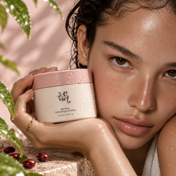 Beauty of Joseon Red Bean Refreshing Pore Mask model shot