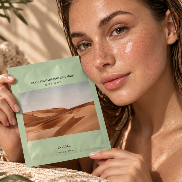 Dr Althea Oasis Soothing Mask model shot