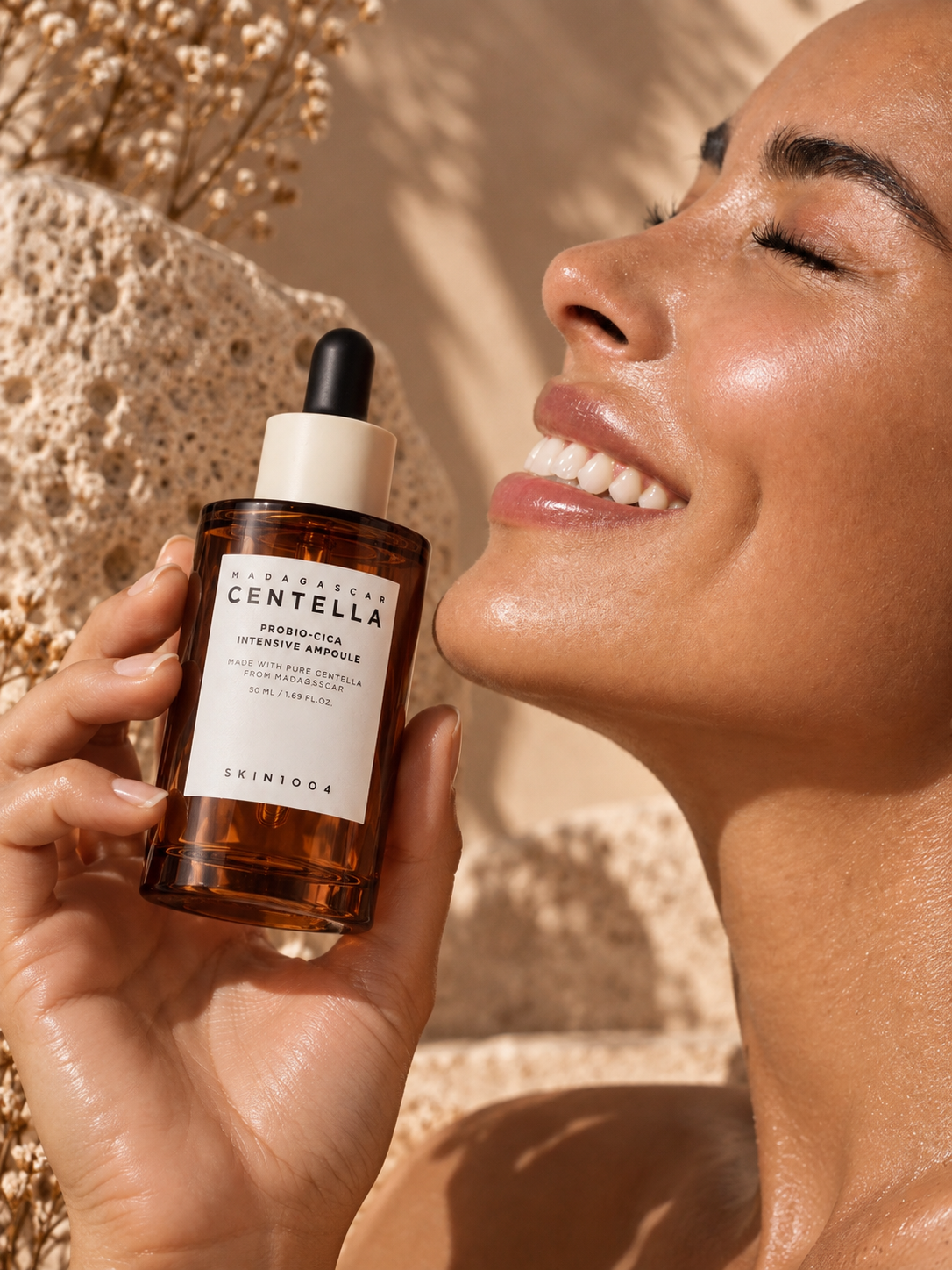 Skin1004 Madagascar Centella Probio-Cica Intensive Ampoule model shot