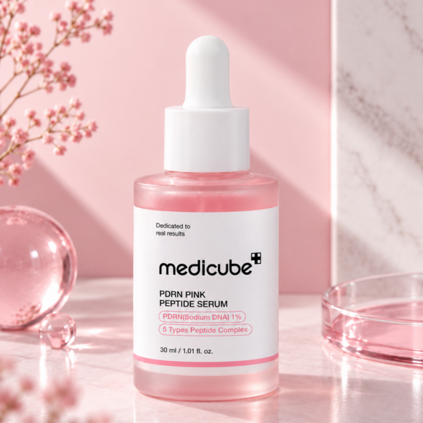 Medicube Pdrn Pink Peptide Serum 30ml bottle