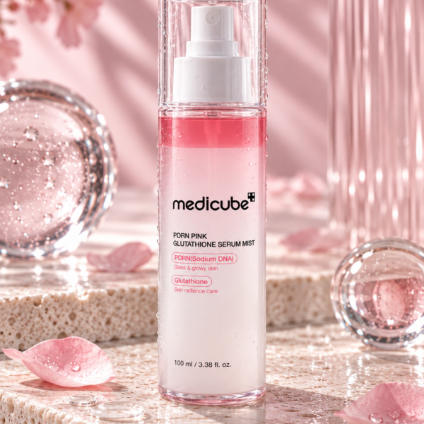 Medicube PDRN Pink Glutathione Serum Mist fles