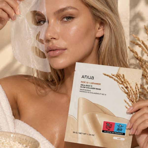 Anua Rice 70 Glow Collagen Mask