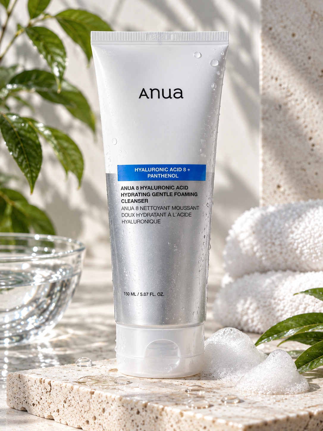 E9424122-A9DA-4A4C-9A09-0E1E814F1DF2 Anua 8 Hyaluronic Acid Hydrating Gentle Foaming Cleanser 150ml tube