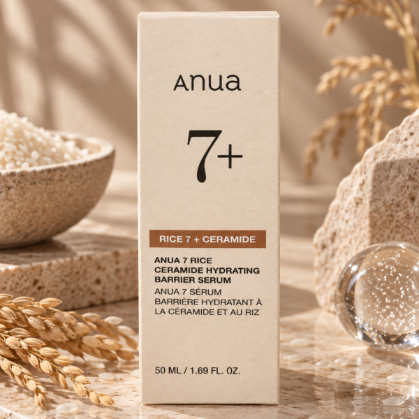 Anua Rice Ceramide 7 Hydrating Barrier Serum doos