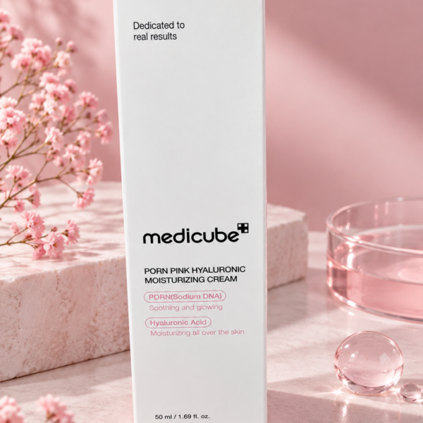 Medicube PDRN Pink Hyaluronic Moisturizing Cream 50ml box