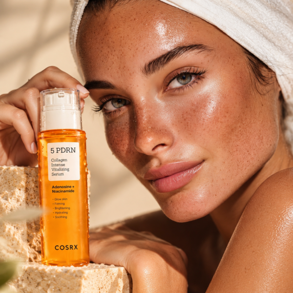 Cosrx 5 PDRN Collagen Intense Vitalizing Serum model shot
