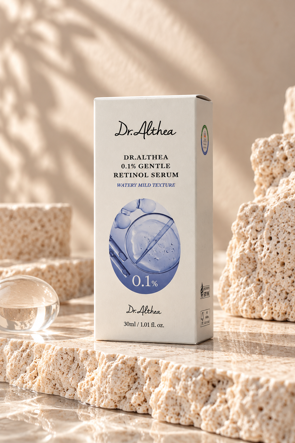 Dr.Althea 0.1% Gentle Retinol Serum doos Dr.Althea 0.1% Gentle Retinol Serum doos