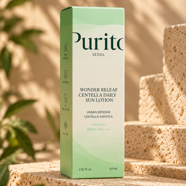 Purito Wonder Releaf Centella Daily Sun Lotion doos