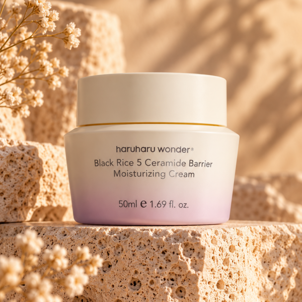 Haruharu Wonder Black Rice 5 Ceramide Barrier Moisturizing Cream pot