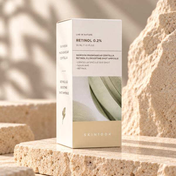 Skin1004 Retinol 0.2 Boosting Shot Ampoule doos