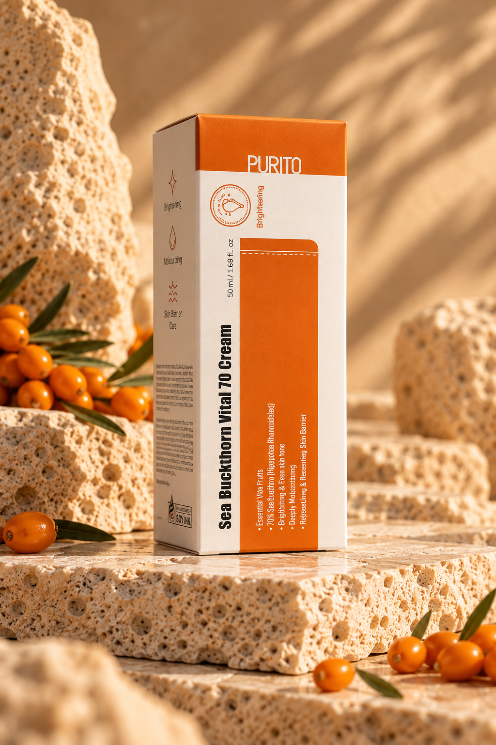 Purito Sea Buckthorn Vital 70 Cream doos Purito Sea Buckthorn Vital 70 Cream doos