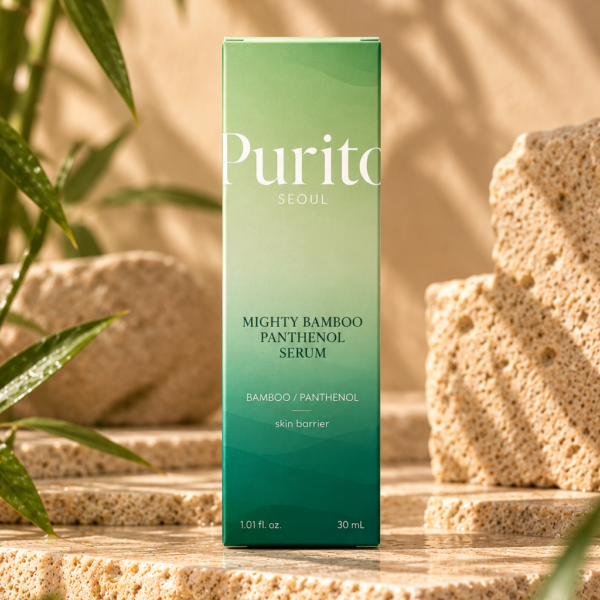 Purito Mighty Bamboo Panthenol Serum doos