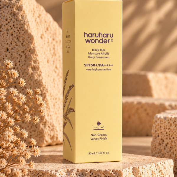 Haruharu Wonder Black Rice Moisture Airyfit Daily Sunscreen doos
