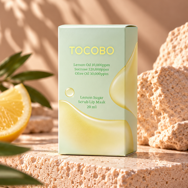 Tocobo Lemon Sugar Scrub Lip Mask doos