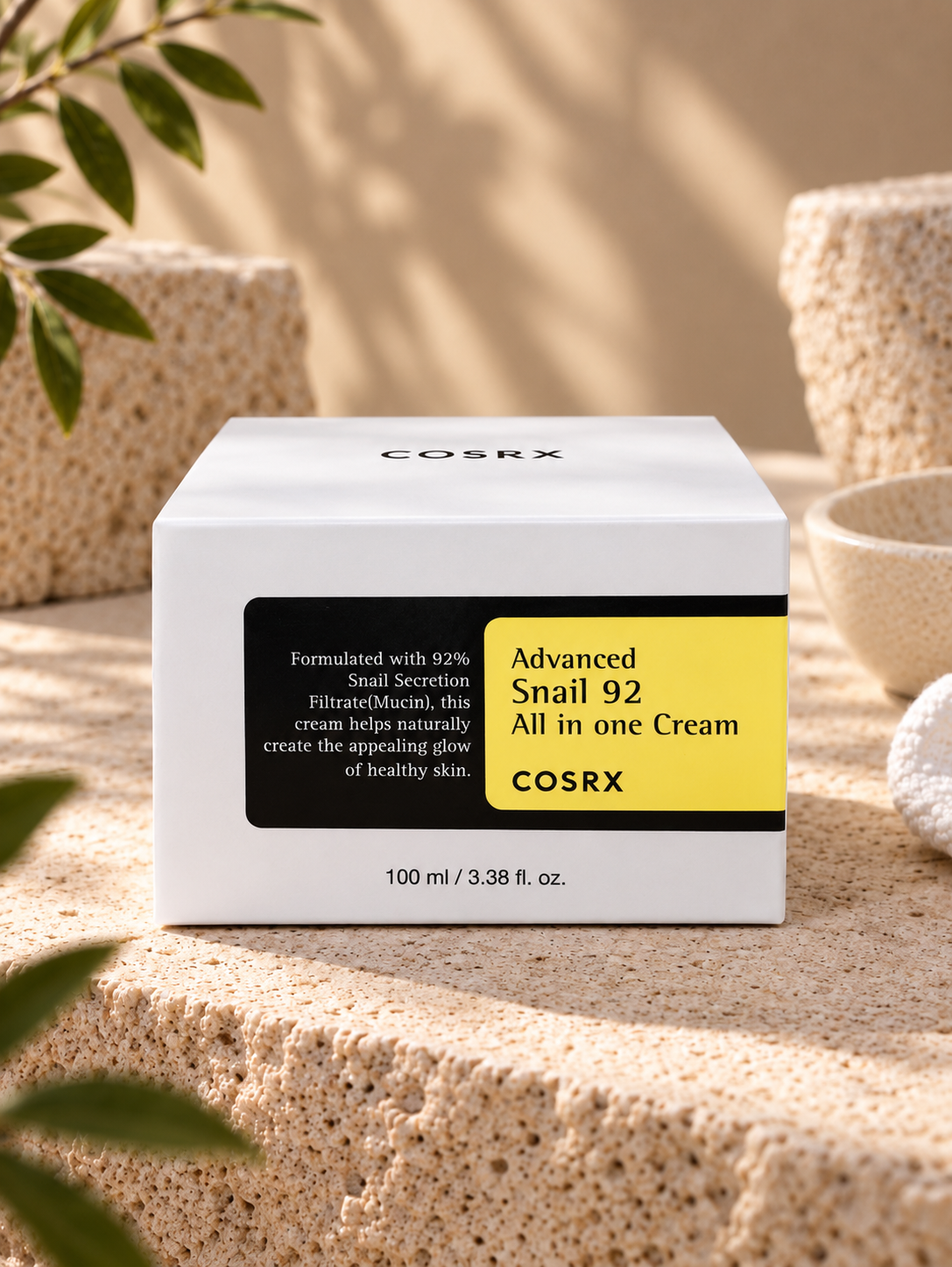 Cosrx Advanced Snail 92 All In One Cream 100ml doos Cosrx Advanced Snail 92 All In One Cream 100ml doos