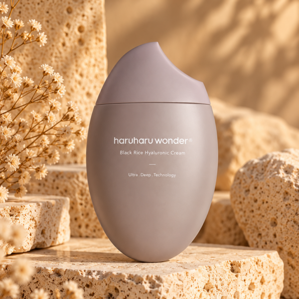 Haruharu Wonder Black Rice Hyaluronic Cream pot