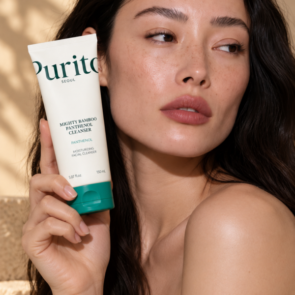 Purito Mighty Bamboo Panthenol Cleanser model