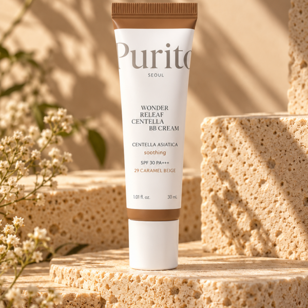 Purito Wonder Releaf Centella BB Cream Caramel Beige tube