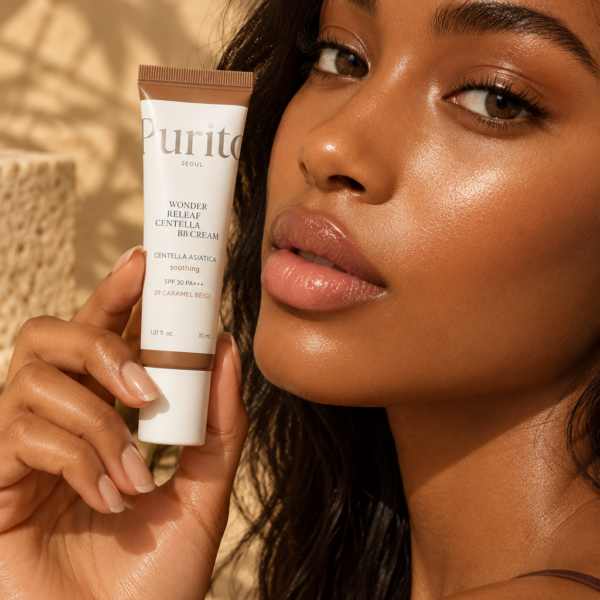Purito Wonder Releaf Centella BB Cream Caramel Beige model