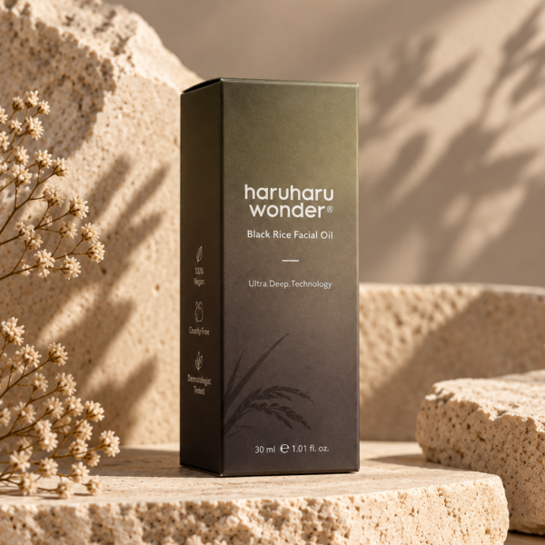 Haruharu Wonder Black Rice Facial Oil doos
