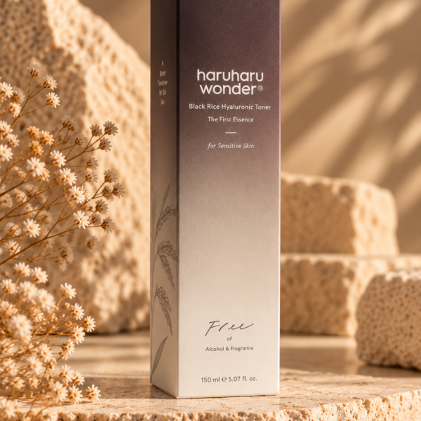 Haruharu Wonder Black Rice Hyaluronic Toner for Sensitive Skin doos