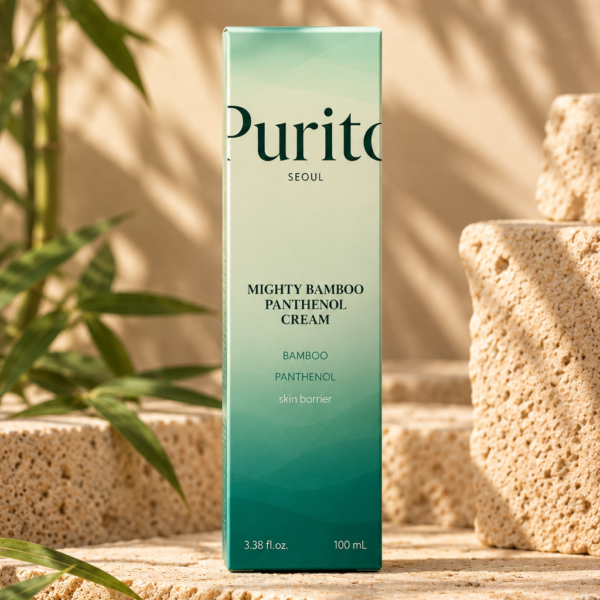 Purito Mighty Bamboo Panthenol Cream doos