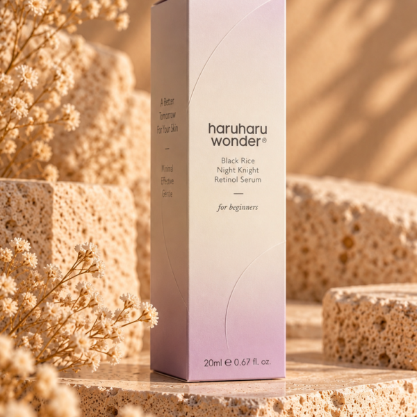 Haruharu Wonder Black Rice Night Knight Retinol Serum doos