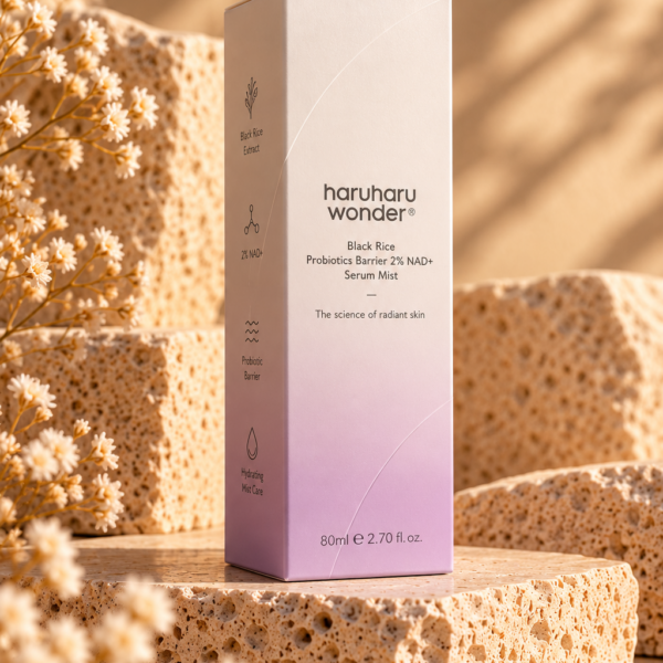 Haruharu Wonder Black Rice Probiotics Barrier NAD+ Serum Mist doos