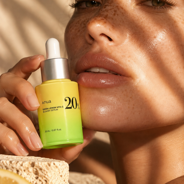 Anua Green Lemon Vitamin C Blemish Serum model
