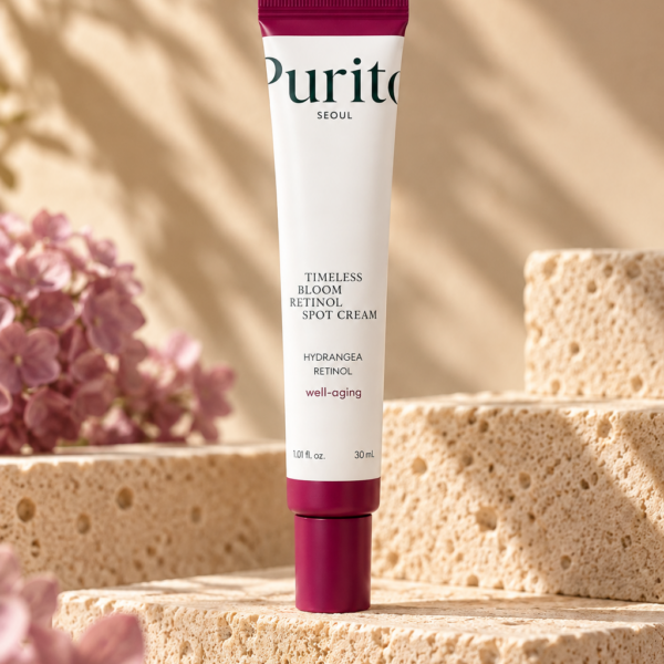 Purito Timeless Bloom Retinol Spot Cream tube