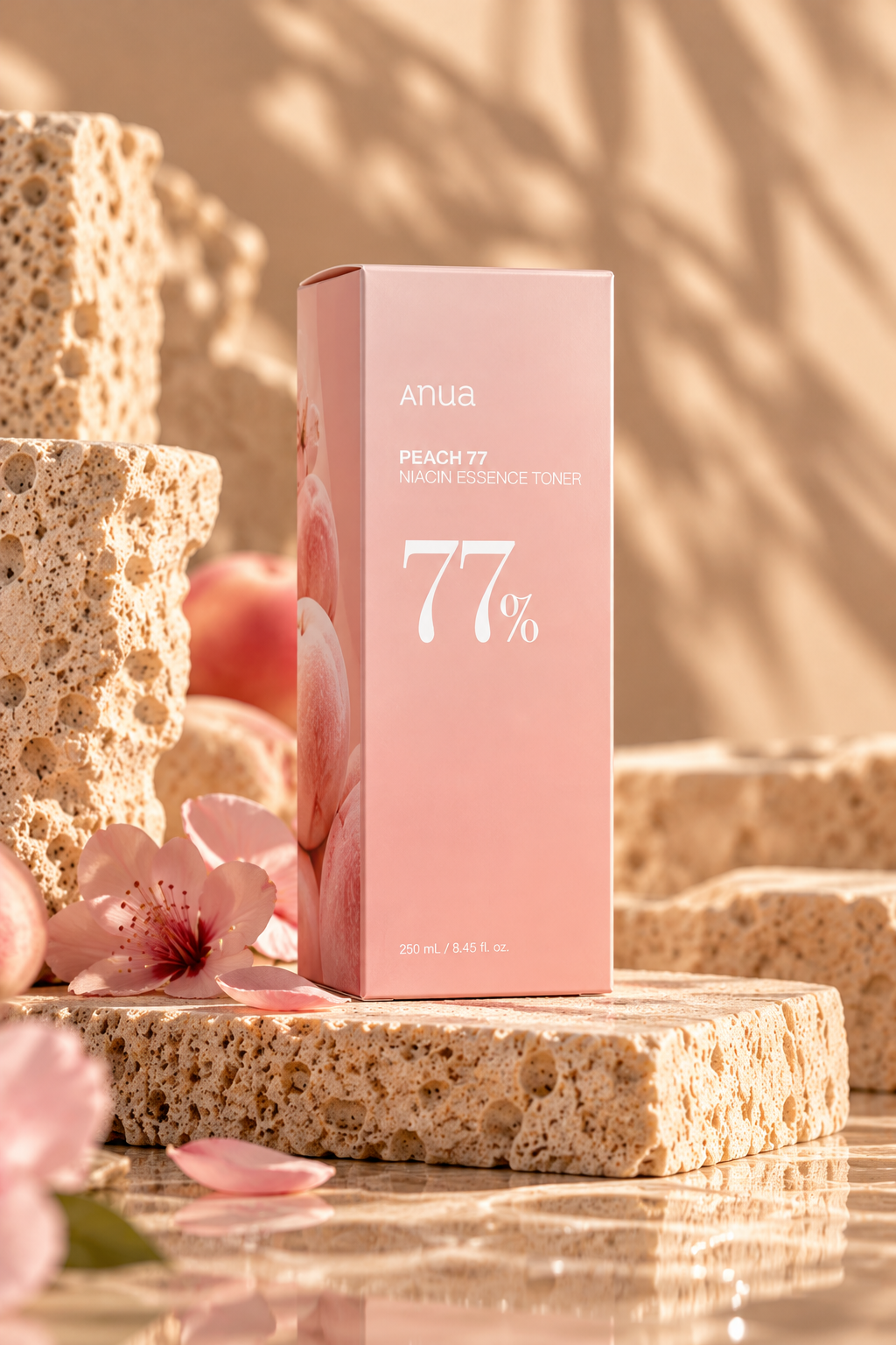 Anua Peach 77 Niacin Essence Toner doos Anua Peach 77 Niacin Essence Toner doos